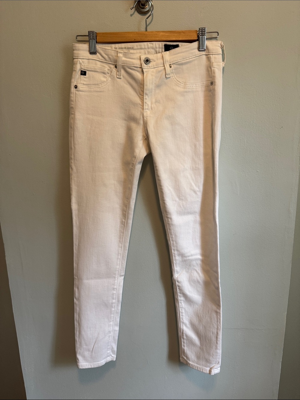 Ag Adriano Goldschmied White Denim Jeans - AG Label